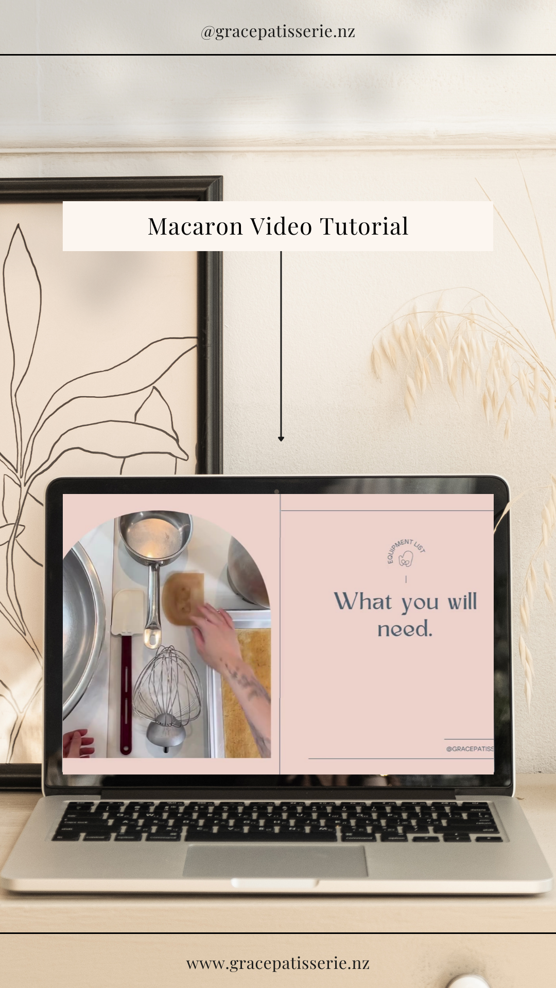 Grace Patisserie Macaron E-book & Video Tutorial