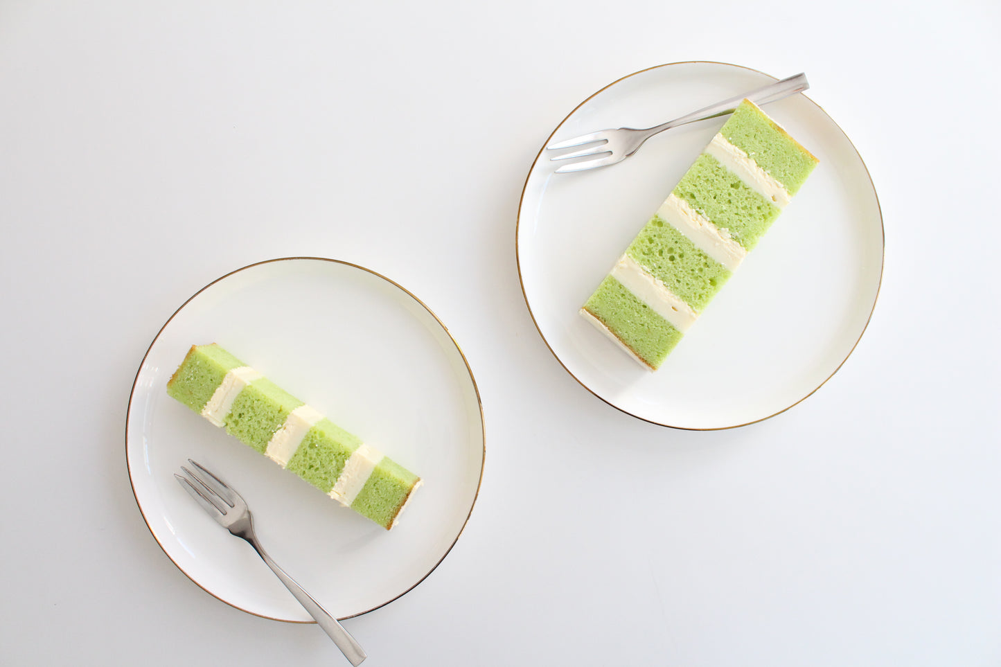 Pandan Sponge Cake Recipe Card