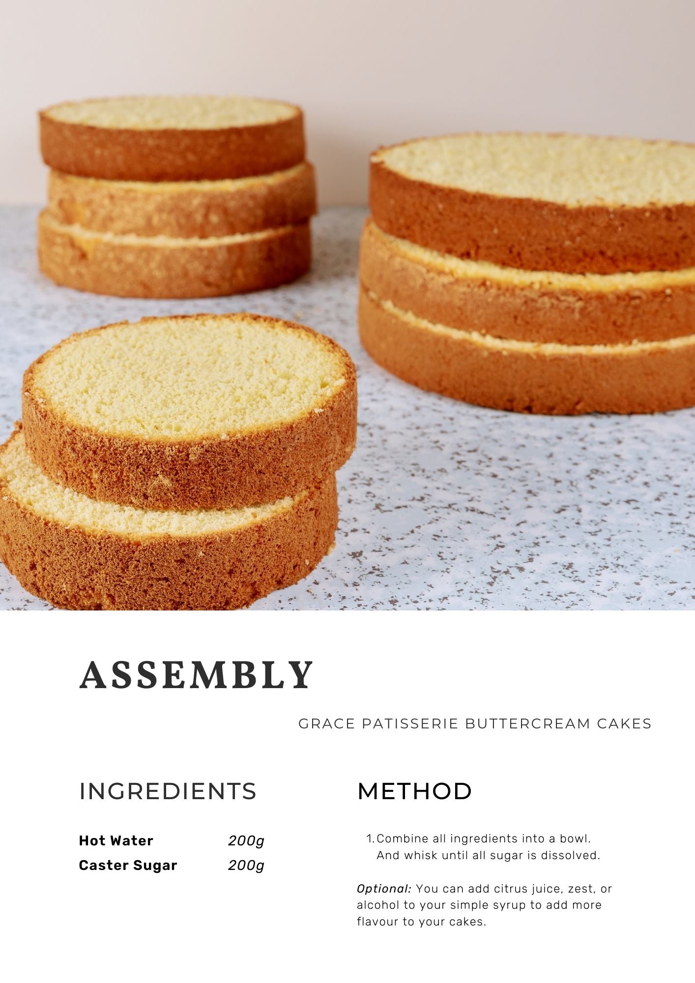 Buttercream Cakes Recipe E-book